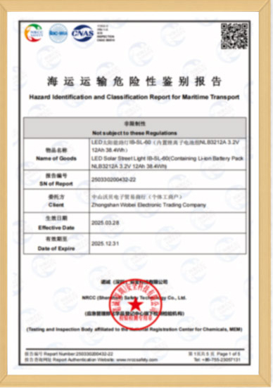  Transport Safety Report